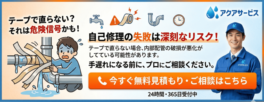 悪化する前にプロの無料見積もりを