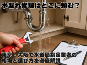 水漏れ修理はどこに頼む？